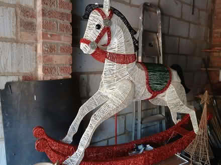 Photo of free Christmas light up rocking horse decoration (Walton HP21) #2
