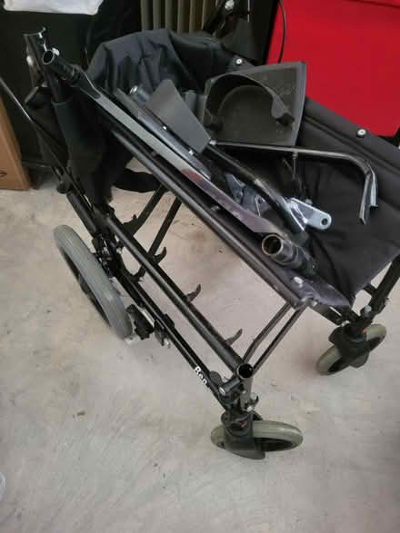 Photo of free Folding wheelchair. Only 1 armrest (Ballyclare BT39) #1