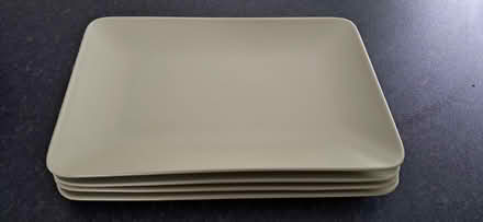 Photo of free 4 x ikea rectangular serving plates/platters (Upton CH2) #1