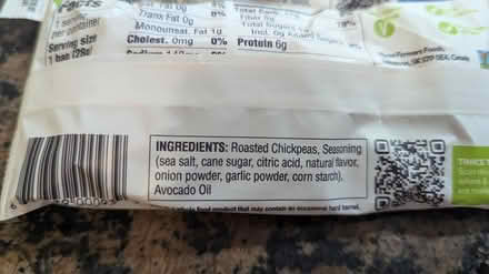 Photo of free Roasted chickpea snack packs (North Cambridge) #4
