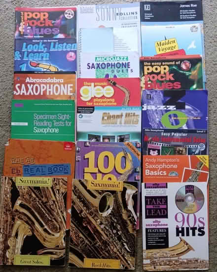 Photo of free Collection of Alto Sax music books (M20 east didsbury) #1