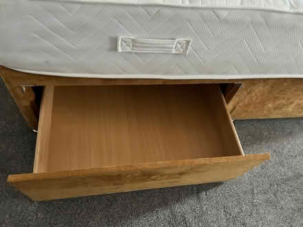 Photo of free Double Divan Bed with Drawers & Mattress (Handsworth Wood B20) #2