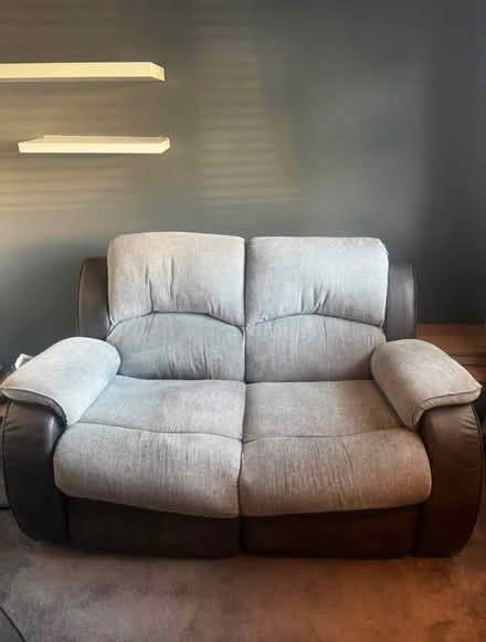Photo of free 2x manual recliner armchairs (South Benfleet SS7) #1