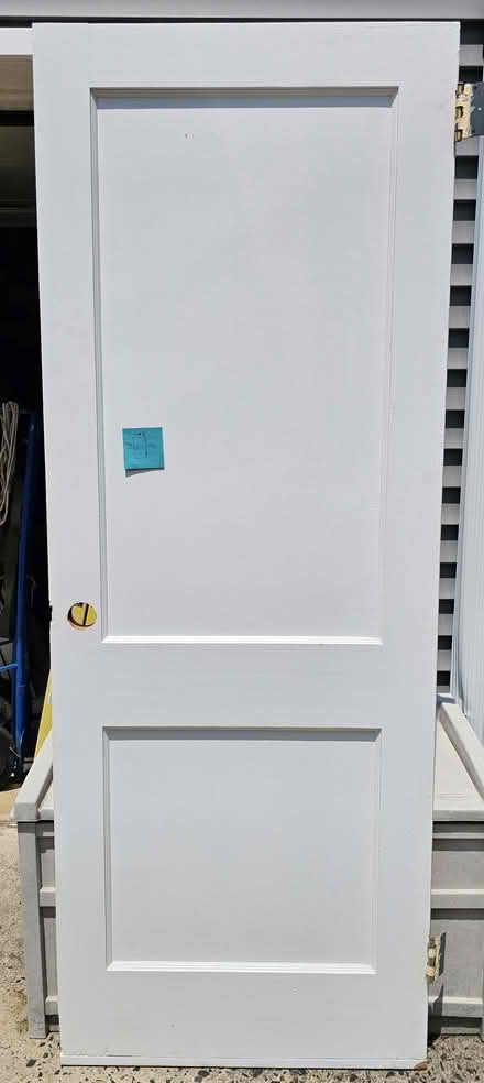 Photo of free Six solid wood panel interior doors (North Tinton Falls by Lincroft) #3