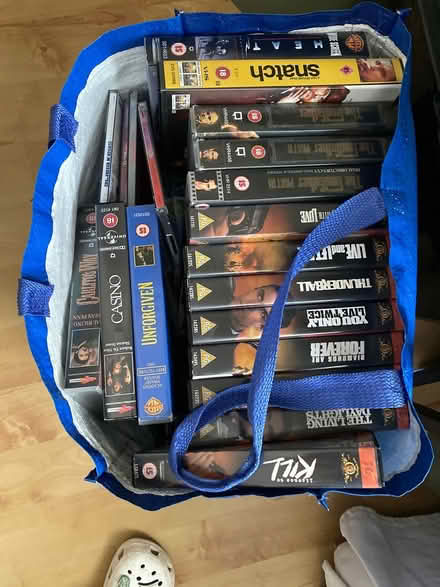 Photo of free Bag full of VHS, CDs & Tapes (BS165) #1