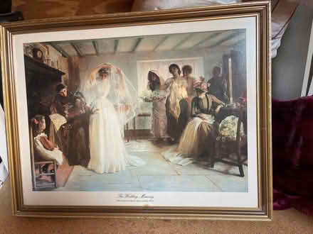 Photo of free “The Wedding Morning” print in frame (Shephall SG2) #1