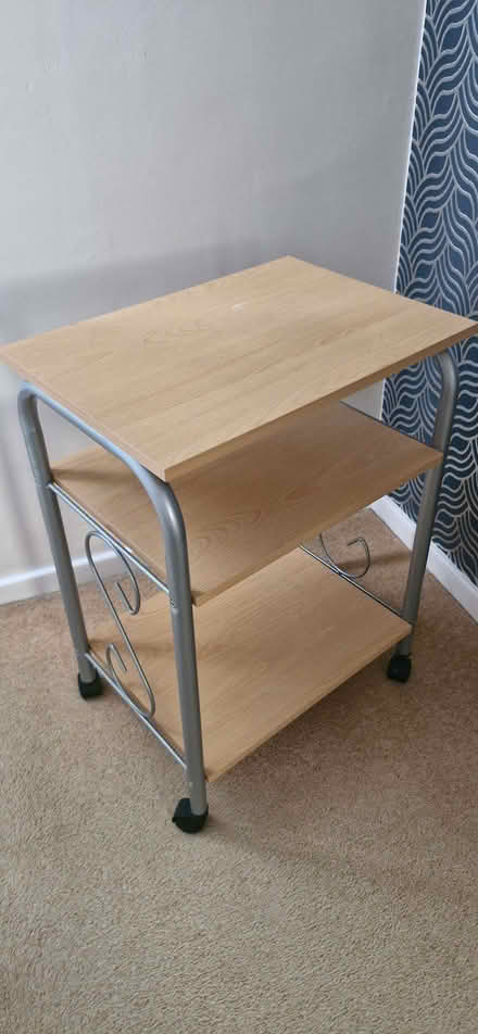 Photo of free Side table on wheels (Brickhill MK41) #1