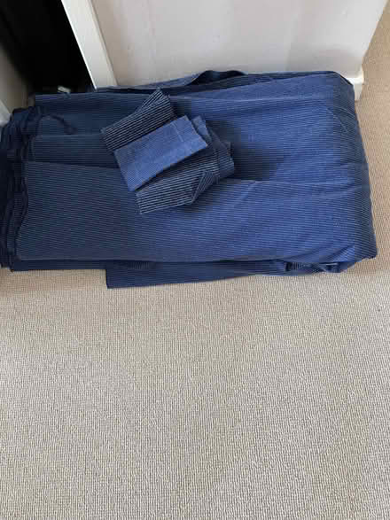 Photo of free Upholstery fabric - blue - ideal for chair/s - or boat (Chiswick W4) #1