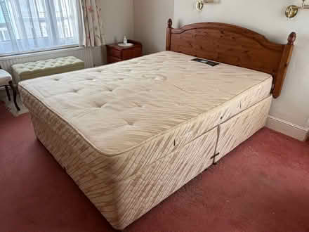 Photo of free King size bed and headboard (Llandeilo SA19) #2