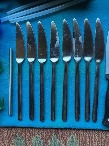 Photo of free 4 ikea steak knives, 8 table knives (south sunnyvale) #1