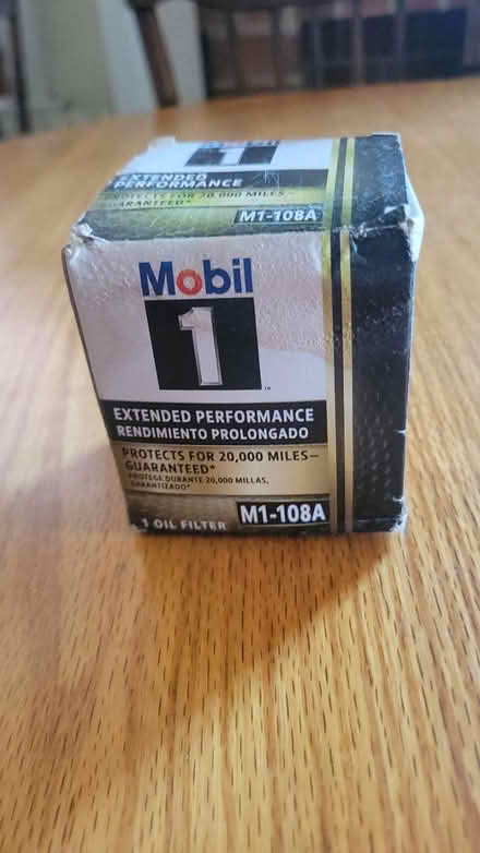 Photo of free Oil filter (Capitol Hill) #1