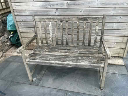 Photo of free Small wooden bench (Levens LA8) #1