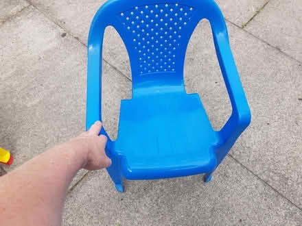Photo of free Plastic children's garden chairs (Timperley WA15) #2
