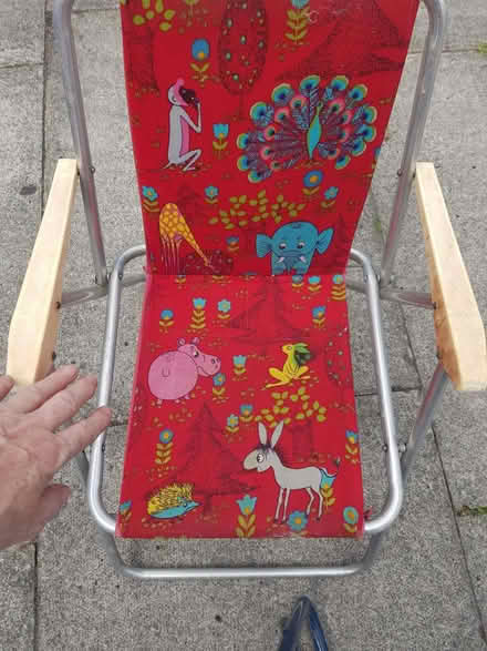 Photo of free Vintage foldable children's chair (Timperley WA15) #1
