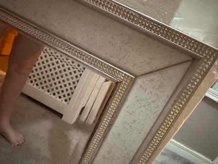 Photo of free Very large silver diamanté mirror (Seaforth L21) #3