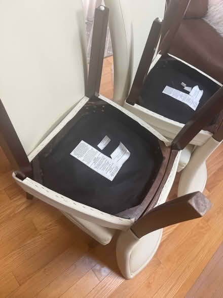 Photo of free chairs (off white) (Westmont, IL) #2