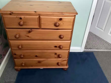 Photo of free Pine chest of drawers (Horsey Hill NE34) #1