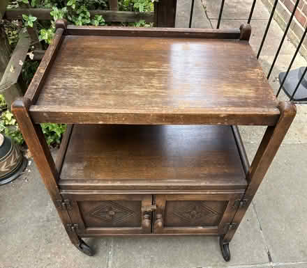 Photo of free Tea trolley with cupboard (Bisley, surrey) #3