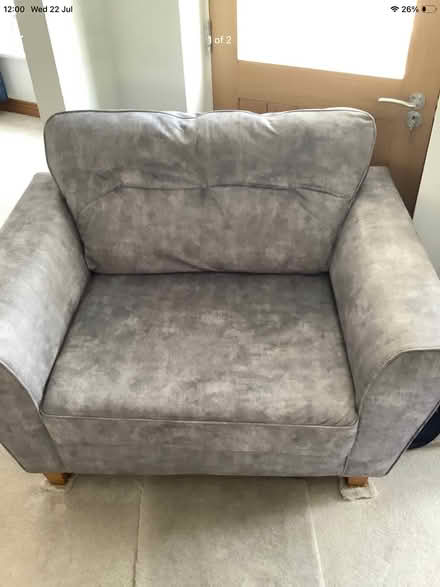 Photo of free Grey cuddle chair (TQ1. Torquay) #1
