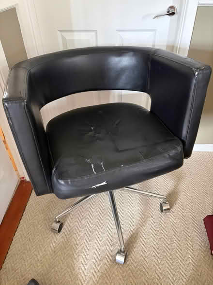Photo of free Swivel Faux Leather Chair (Gore ME9) #1