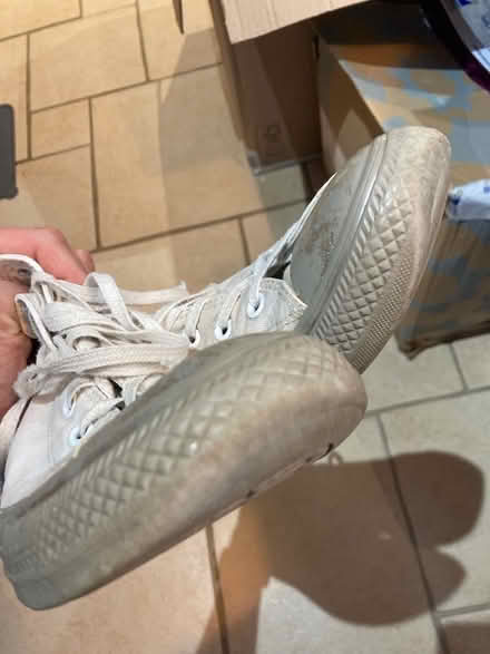 Photo of free White Converse size 11 (Iffley Road OX4) #1