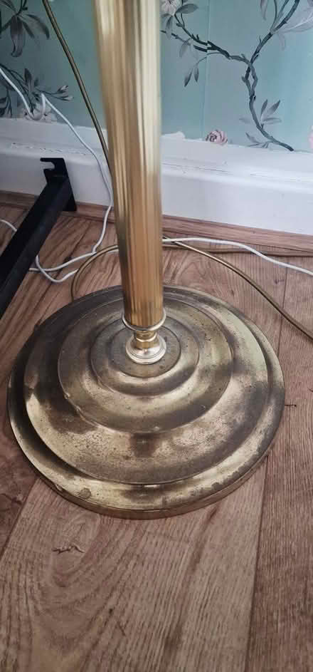 Photo of free Golden Floor lamp (Sundridge Park) #2