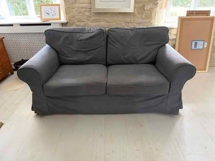 Photo of free Grey ikea sofa with removable cover (East Northamptonshire PE8) #1