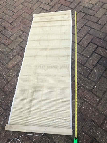 Photo of free Cream wood slat blinds (Hempstead ME7) #3
