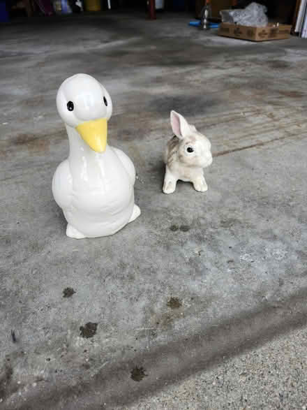 Photo of free Ceramic Duck and Rabbit (Granby, MA) #1
