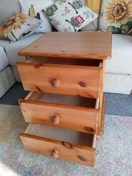 Photo of free 2 x Bedside cabinets Pine (Bridgend CF31) #1