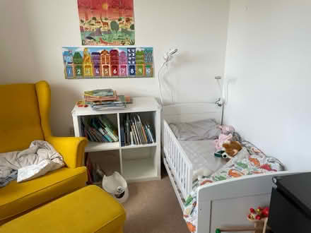 Photo of free Grace cot bed w/ rail and mattress (Northwest Cambridge CB3) #2