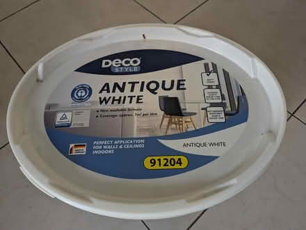 Photo of free Unopened 10 litres white paint (Castle Hill) #2