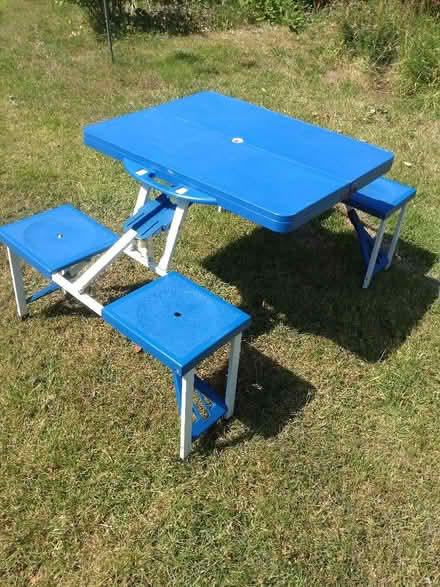 Photo of free Folding picnic table and chairs (Lydham SY9) #1