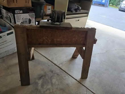 Photo of free Saw Horse with Grinder (North Good Samaritan Hospital) #2