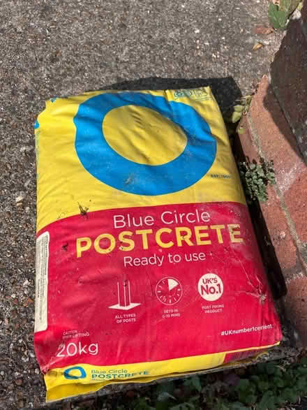 Photo of free Postcrete 20KG bag (new and unopened) (Eastbourne BN21) #1
