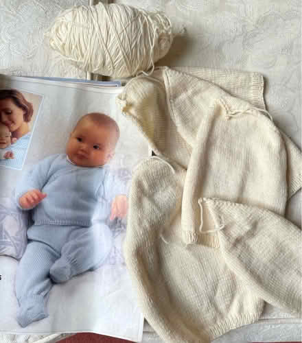 Photo of free Cream Knitted Baby Coat to finish (Crystal Palace SE19) #1