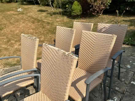 Photo of free 6 Garden chairs (Sanderstead) #1