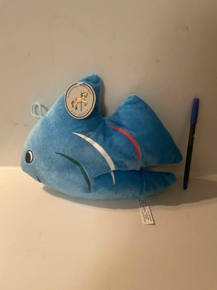 Photo of free Blue plush fish (Bayview/highway 7) #1