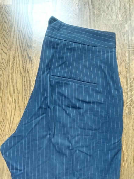 Photo of free Navy pinstripe trousers size 12 (Clerkenwell WC1X) #2