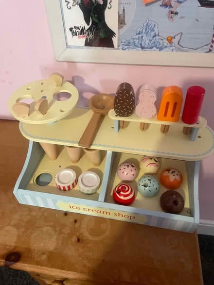 Photo of free Kids wooden ice cream shop toy (Blacklands TN34) #1