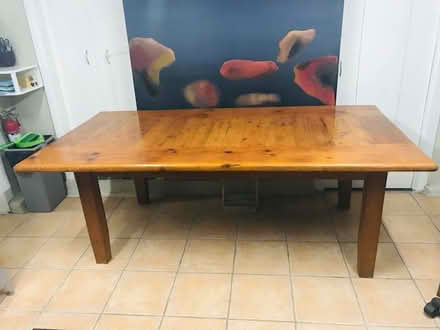 Photo of free old recycled wood large table (Marrickville south) #1