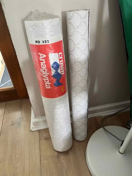 Photo of free Rolls of anaglypta wallpaper (Bromsgrove B61) #1