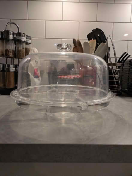 Photo of free Plastic cake stand/party plate (Archway N19) #1