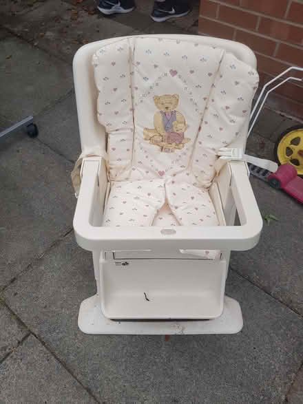 Photo of free Baby's high chair with padded seat and table (Timperley WA15) #1