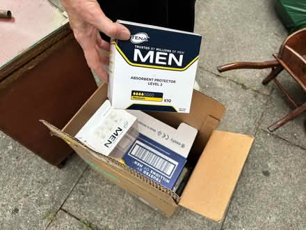 Photo of free 8 boxes of Tena pads for men (Timperley WA15) #1