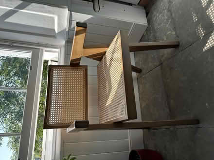 Photo of free set of four dining chairs (Broughton Street EH3) #1