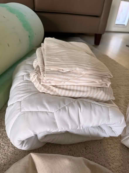 Photo of free Dorm Room bedding & laundry bag (East petaluma) #3