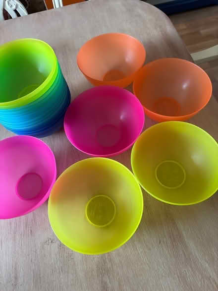 Photo of free 18 x 6” colour plastic bowls (Ashford, Surrey TW15) #2
