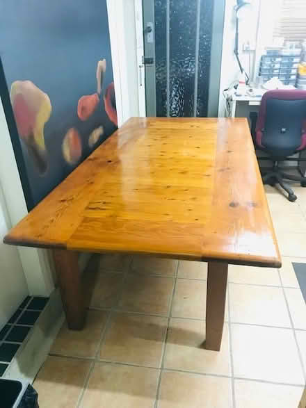 Photo of free old recycled wood large table (Marrickville south) #3