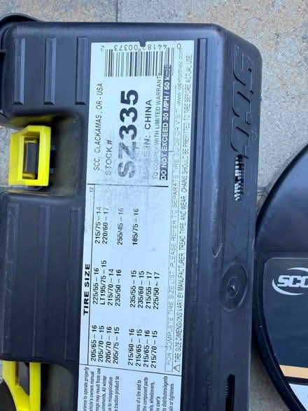 Photo of free Winter car chains sz335 (Redwood City) #1